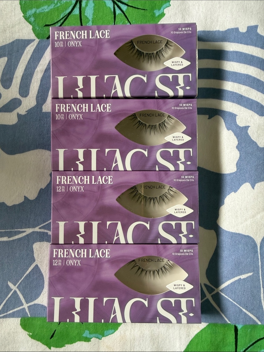 NIB Lilac St Lash Clusters - 4 Boxes, 10 Wisps/Box in Black